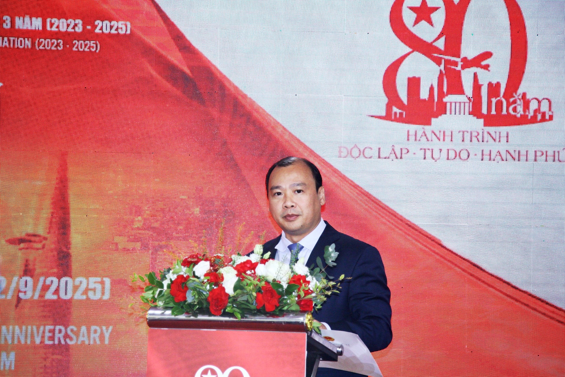 Thứ trưởng Thường trực Bộ Văn hoá, Thể thao và Du lịch Lê Hải Bình phát biểu. Ảnh: P. Sỹ.