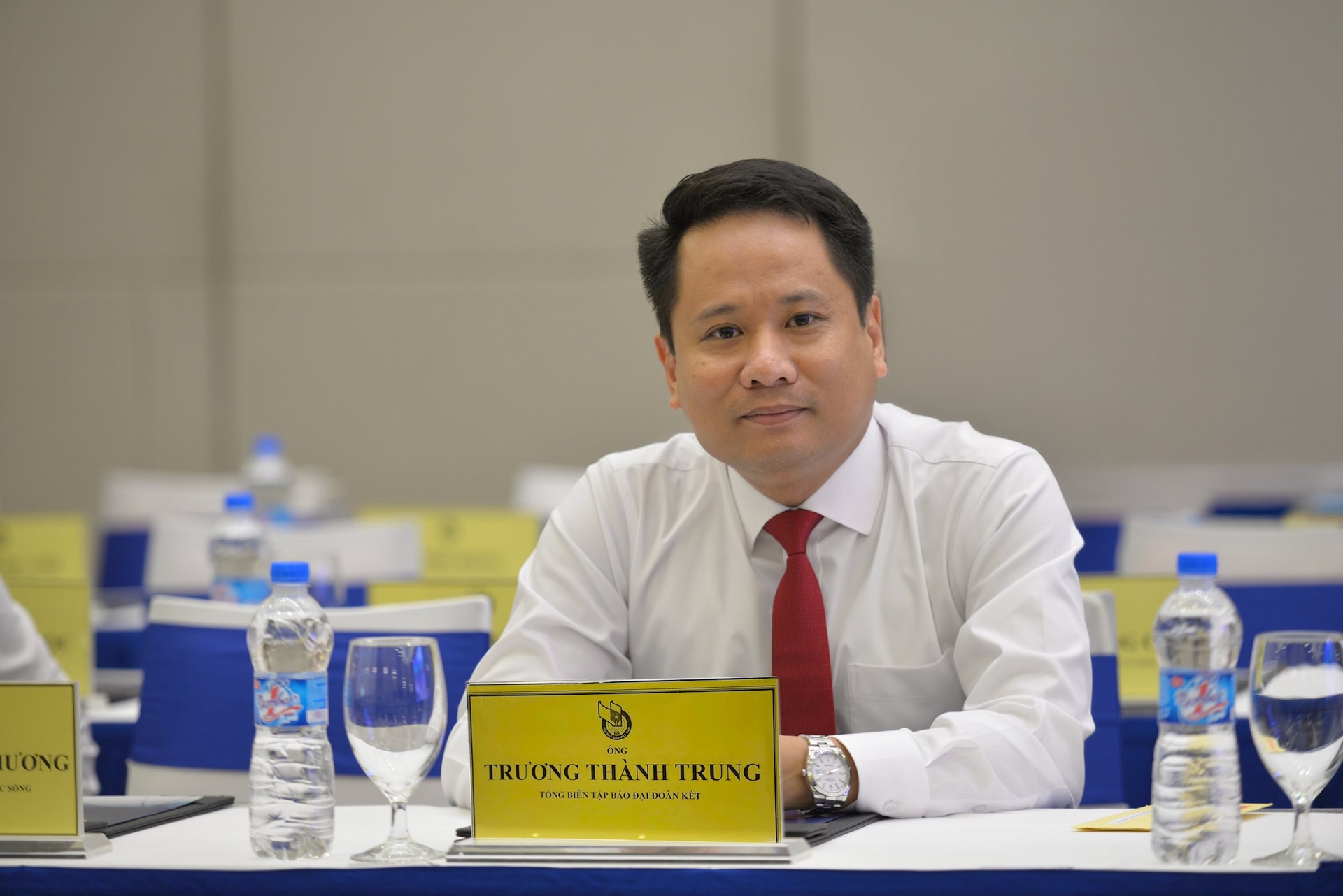 Ông Trương Thành Trung, Tổng Biên tập Báo Đại đoàn kết tham dự sự kiện.