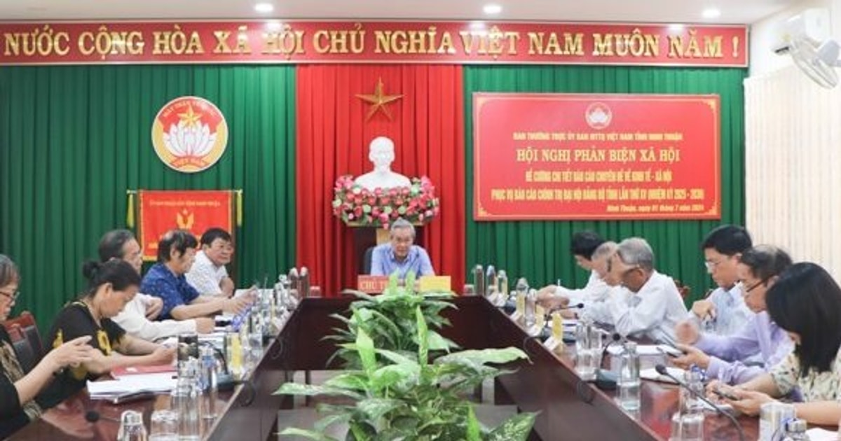 Ninh Thuận: Phản biện chi tiết Báo cáo chuyên đề phục vụ báo cáo chính ...