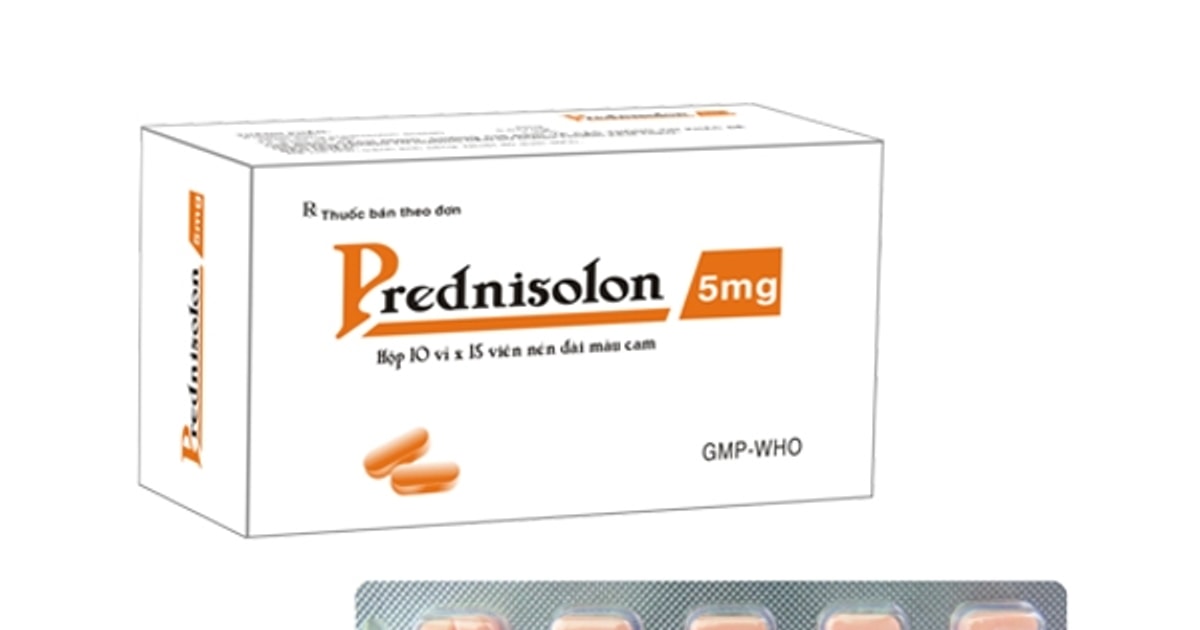 Thu hồi toàn quốc thuốc Prednisolon 5mg