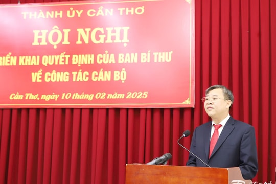 Phó chủ tịch Hậu Giang Trương Cảnh Tuyên được điều động làm Phó bí thư Thành ủy Cần Thơ